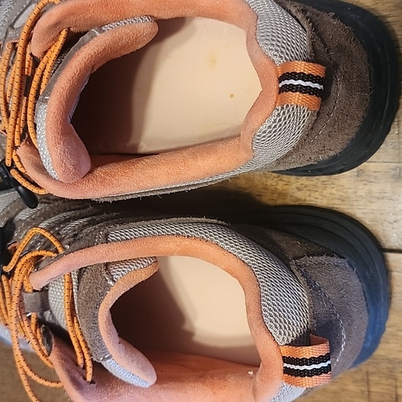 ANODYNE BROWN AND ORANGE HIKING SHOES SZ 10.5 - Picture 12 of 16